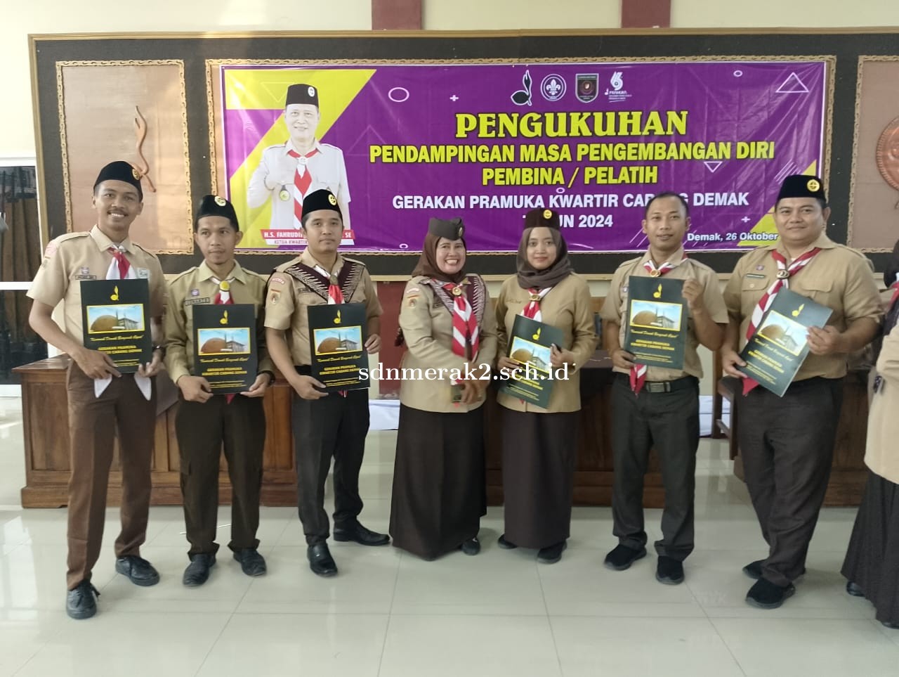 Dua Pembina SDN Merak 2 Dikukuhkan, Siap Kembangkan Pramuka