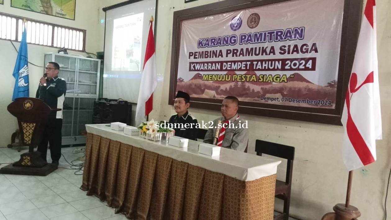 SDN Merak 2 Kirim Dua Pembina Ikuti Karang Pamitran di Kwarran Dempet