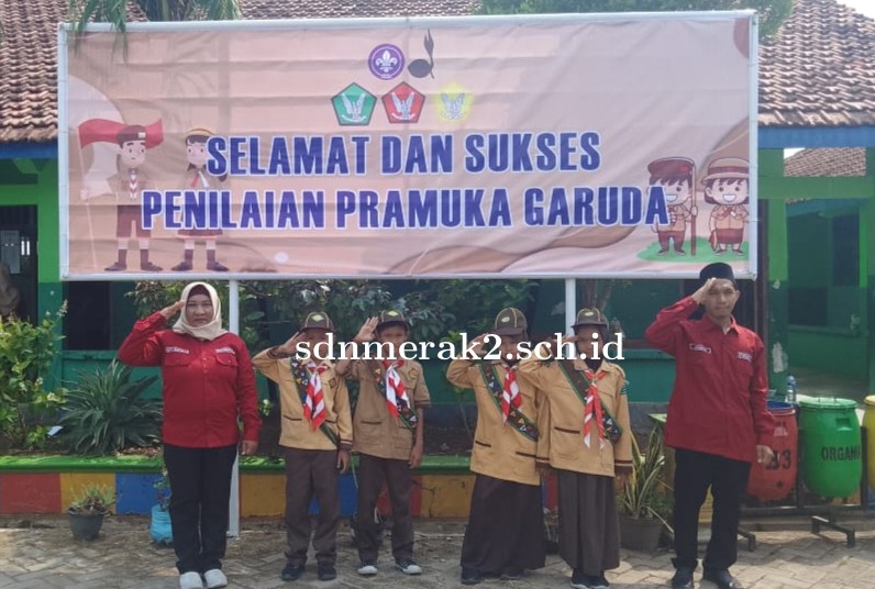 Semangat Juang Tinggi, Siswa SDN Merak 2 Taklukkan Uji Pramuka Garuda